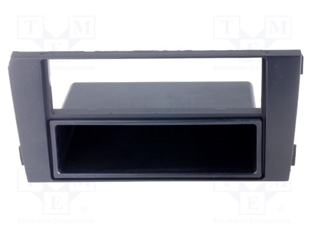 Radio mounting frame; Audi; 2 ISO; black