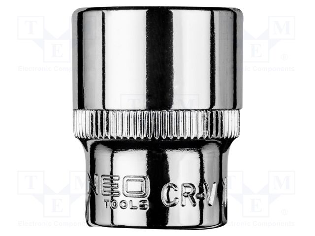 Socket; 6-angles,socket spanner; HEX 17mm; 3/8"