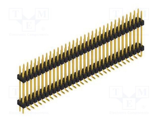 Connector: pin strips; pin header; male; PIN: 64; 2.54mm; SMT; 2x32