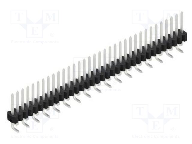 Connector: pin strips; pin header; male; PIN: 34; 1.27mm; SMT; 1x34