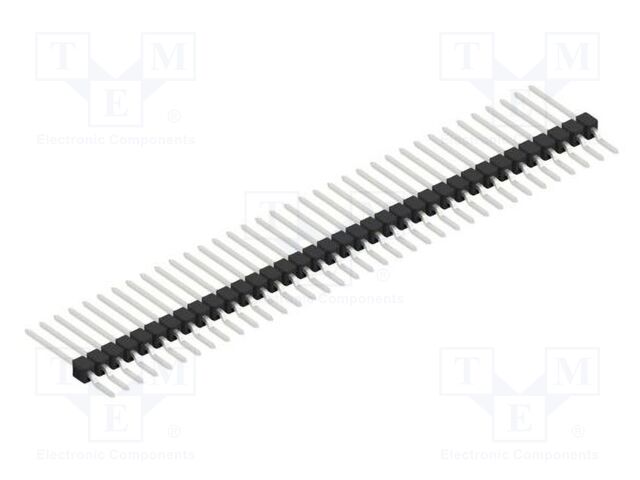 Connector: pin strips; pin header; male; PIN: 36; 2.54mm; SMT; 1x36