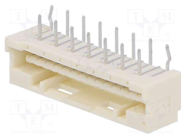 Socket; wire-board; male; CLIK-Mate; 1.5mm; PIN: 15; THT; 2A; tinned
