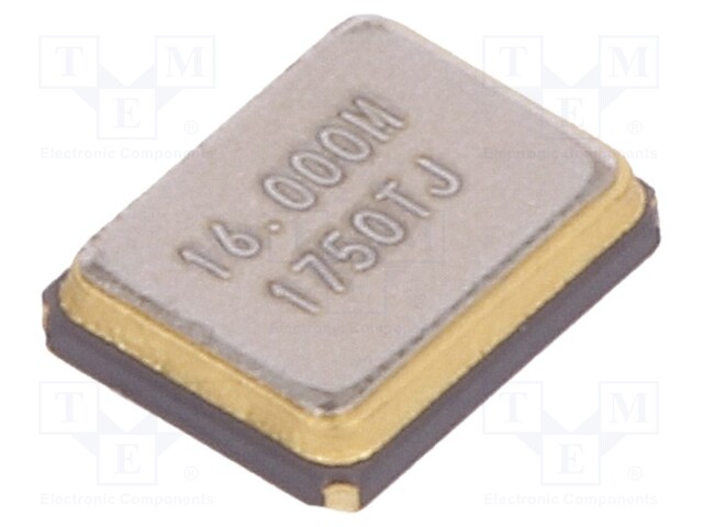 Resonator: quartz; 16MHz; 8pF; SMD; 3.2x2.5x0.8mm