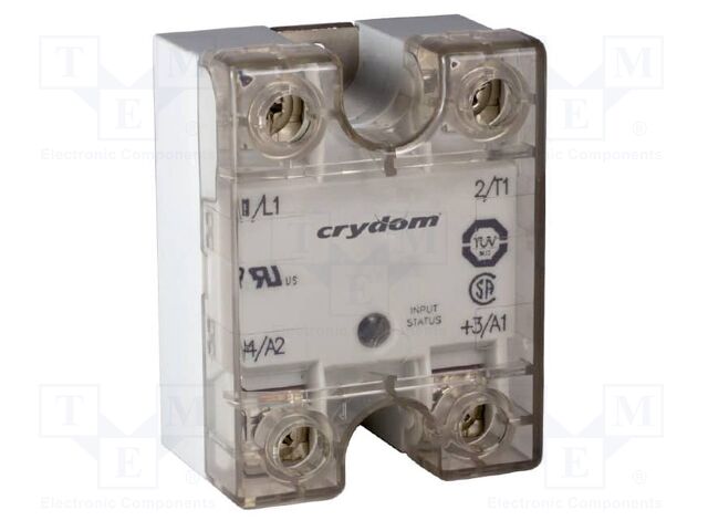 Relay: solid state; Ucntrl: 90÷280VAC; 100A; 24÷280VAC