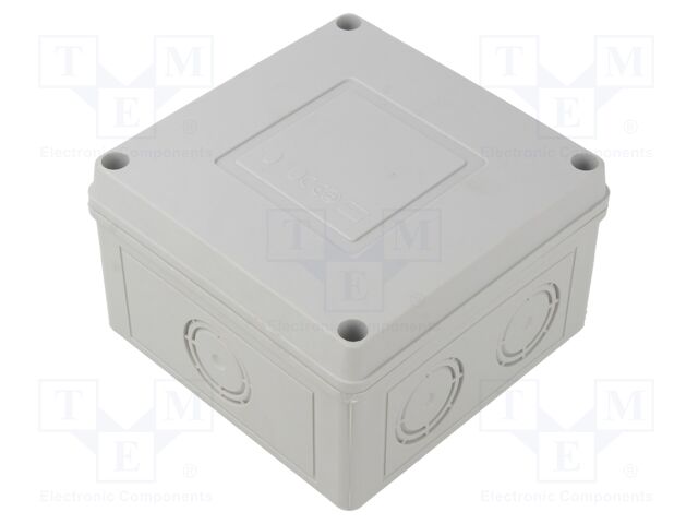Enclosure: junction box; X: 111mm; Y: 66mm; Z: 111mm; wall mount