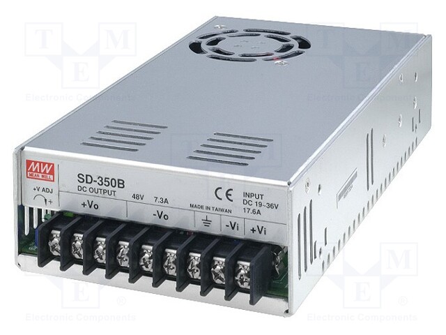 Converter: DC/DC; 285W; Uin: 19÷36V; Uout: 5VDC; Iout: 57A; Case: 912B