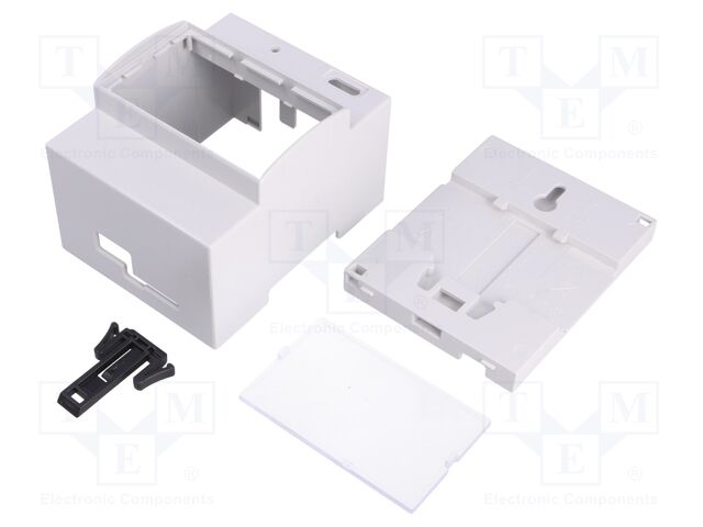 Enclosure: for computer; BEAGLEBONE BLACK; ABS; grey; X: 71.7mm