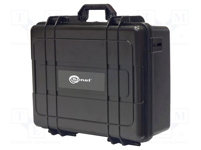 Hard carrying case; Colour: black; Mat: plastic; 1pcs.