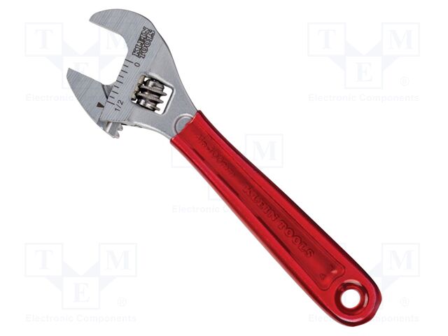 Wrench: adjustable; Jaw capacity: 12.7mm; Overall len: 114.3mm