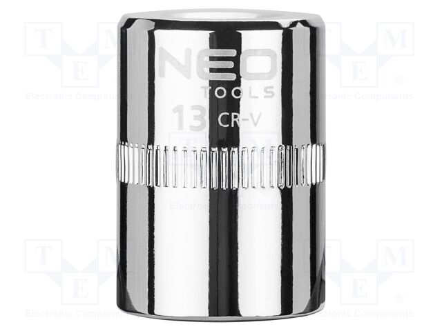 Socket; 6-angles,socket spanner; HEX 13mm; 1/4"; SUPERLOCK