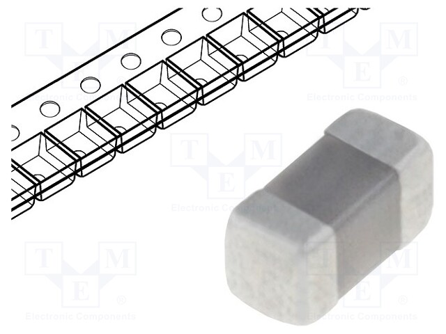 Capacitor: ceramic; 100nF; 16V; X7R; ±10%; SMD; 0402