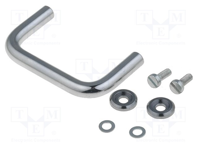 Handle; Mat: chromium plated steel; chromium plated; H: 30mm
