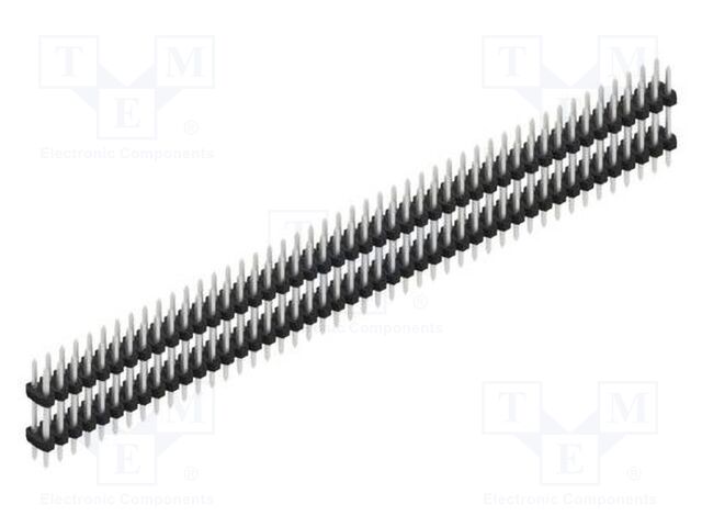 Connector: pin strips; pin header; male; PIN: 92; 2mm; THT; 2x46