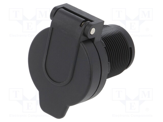 Car lighter socket adapter; car lighter socket x1; 20A; black