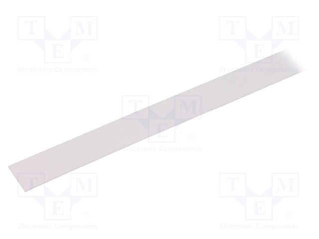 Cover for LED profiles; white; 1m; V: E; slide