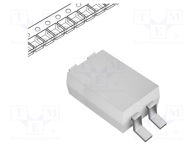 Optotriac; 3.75kV; triac; SOP4; Colour: white