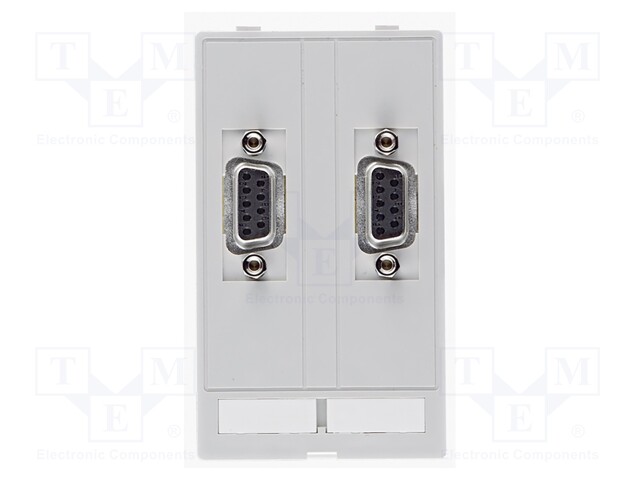 Data module (2x SUB-D9, f-m)
