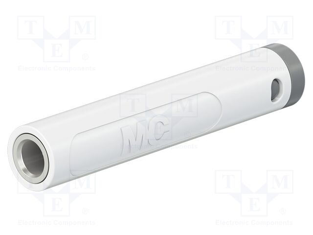 Connector: 4mm banana; socket; 19A; 30VAC; 60VDC; white