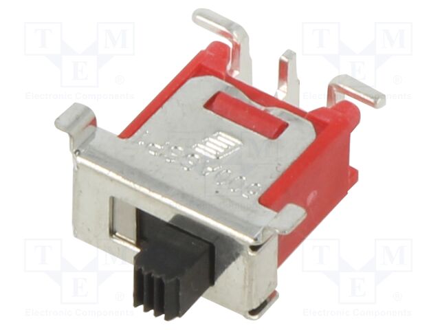 Switch: slide; Pos: 2; SPDT; 1A/250VAC; 3A/28VDC; ON-ON; SMD; 500A