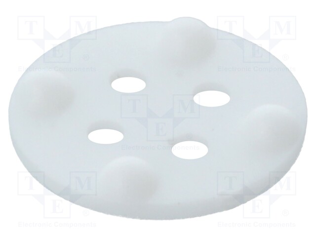 L: 1.4mm; Øout: 6.2mm; white; LED; LED access: spacer sleeve