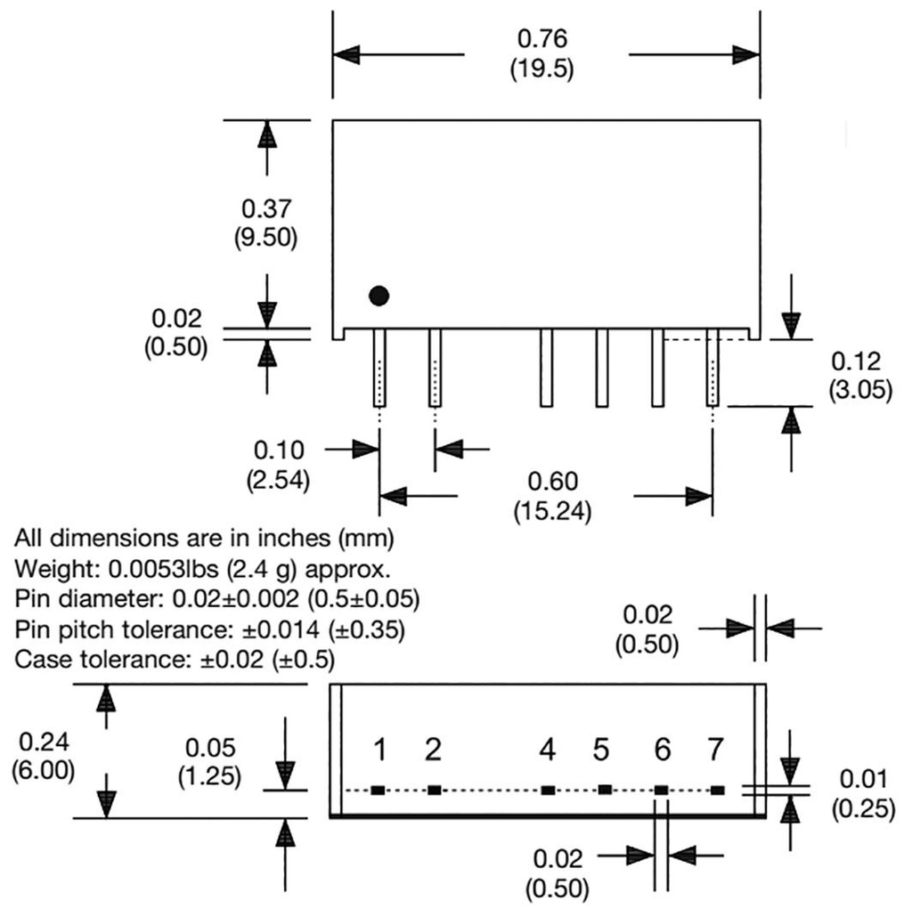 Converter: DC/DC; 12VDC