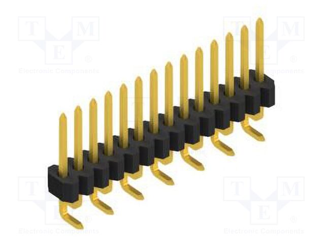 Connector: pin strips; pin header; male; PIN: 14; 1.27mm; SMT; 1x14