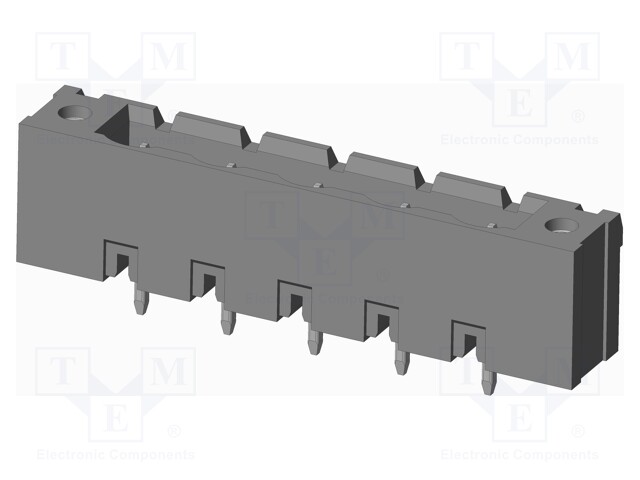 Connector: pluggable terminal block; socket; male; on PCBs