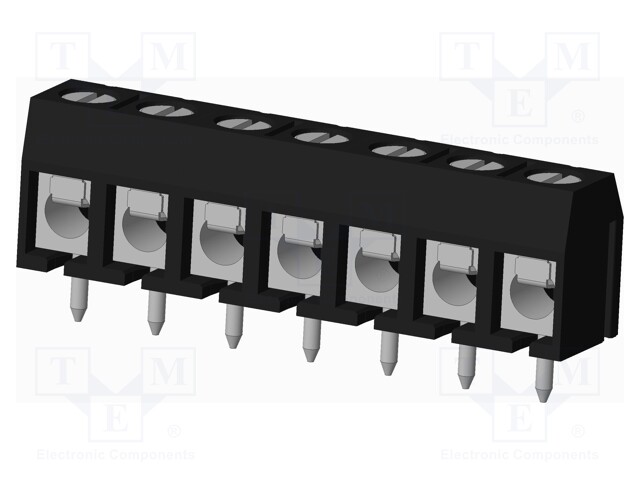 Connector: PCB terminal block; terminal; Plating: tinned; on PCBs
