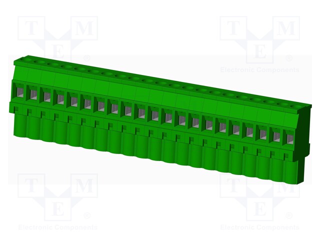 Connector: pluggable terminal block; plug; female; angled 90°