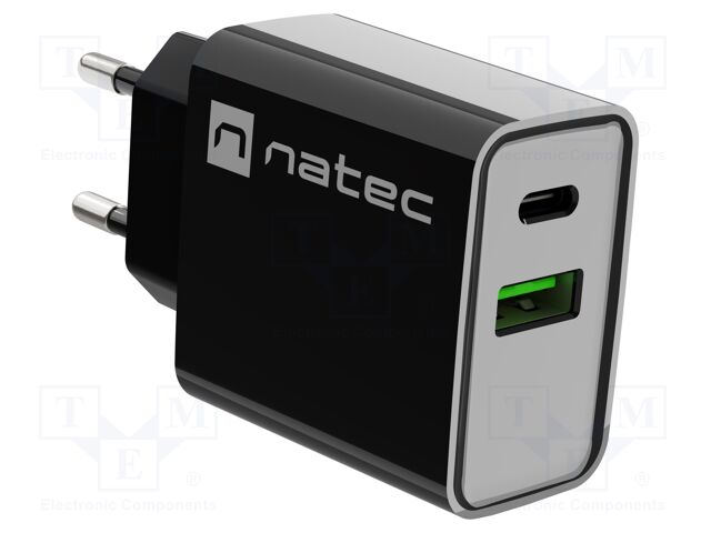 Power supply: switching; plug-in; 5÷12VDC; 3A; 20W; 83x43x27mm