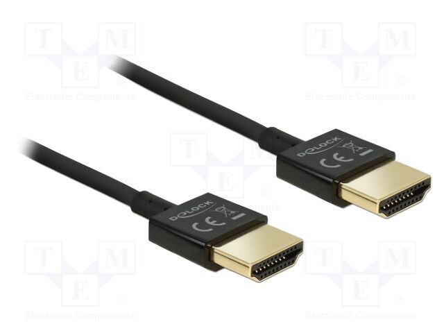 Cable; HDMI plug,both sides; HDMI 2.0,High Speed + Ethernet