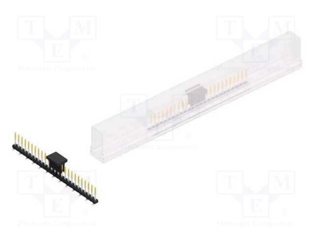 Connector: pin strips; pin header; male; PIN: 25; 2mm; SMT; 1x25