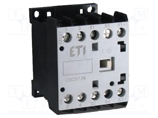 Contactor: 3-pole; NO x3; Auxiliary contacts: NC; 42VAC; 22A; CEC
