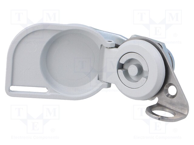 Lock; left; zinc and aluminium alloy; 15mm; Features: without key