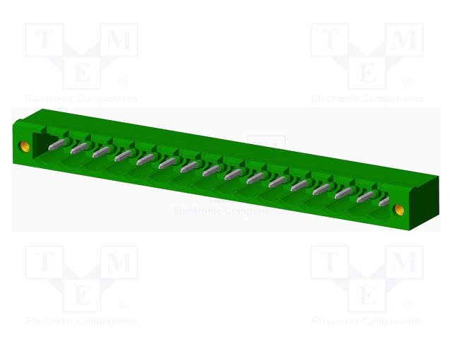 Connector: pluggable terminal block; socket; male; angled 90°