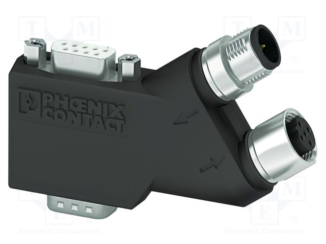 D-Sub; PIN: 9; Profibus,with interface PG; angled 55°