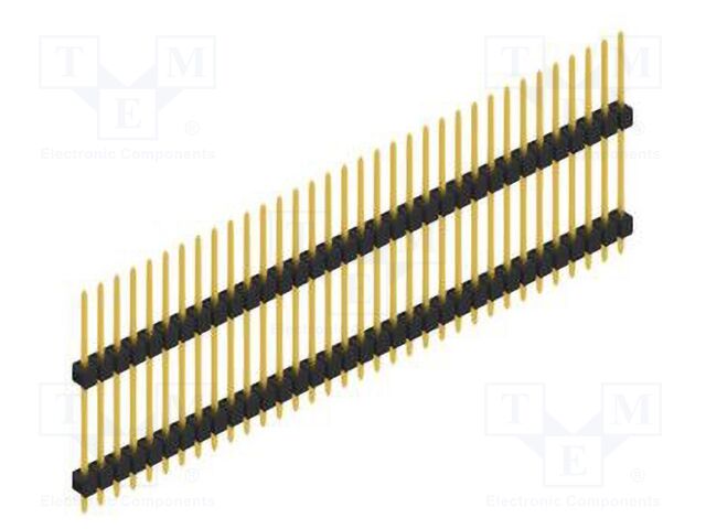 Connector: pin strips; pin header; male; PIN: 34; 2.54mm; THT; 1x34