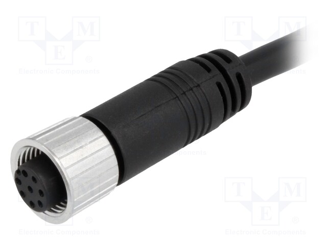 Plug; M12; PIN: 8; female; A code-DeviceNet / CANopen; 1m; 30V; 2A