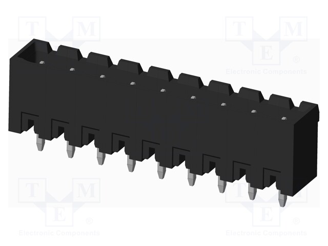 Connector: pluggable terminal block; socket; male; on PCBs