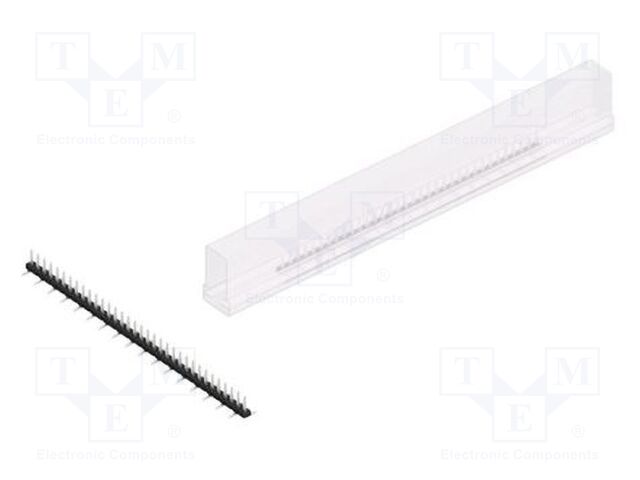 Connector: pin strips; pin header; male; PIN: 34; 2mm; SMT; 1x34