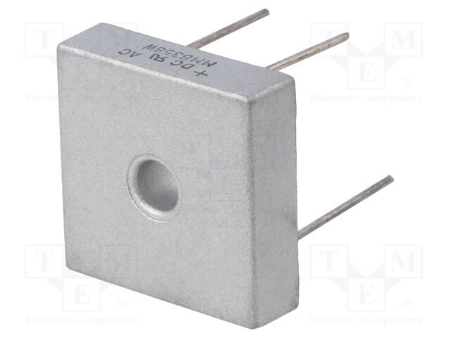 Single-phase bridge rectifier; Urmax:800V; If:35A; Ifsm:400A