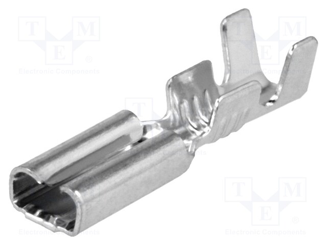 Terminal: flat; 2.8mm; 0.8mm; female; 0.5÷1mm2; crimped; for cable