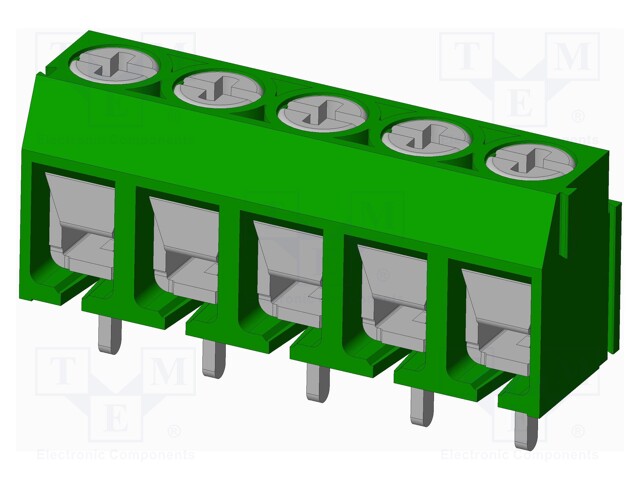Connector: PCB terminal block; terminal; Plating: tinned; on PCBs