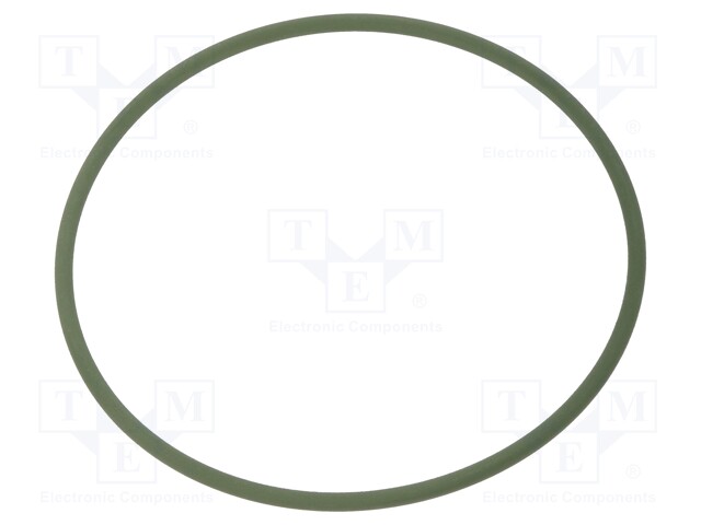 O-ring gasket; FKM; D: 2mm; Øint: 57mm; M63; green; -20÷200°C