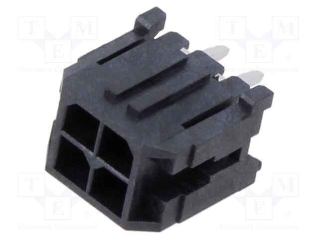 Connector: wire-board; Micro-Fit 3.0; PIN: 4; THT; straight; socket