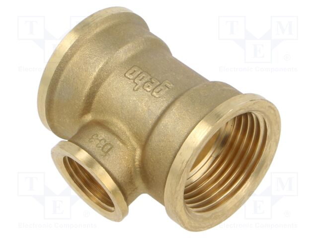 Reductive,female-female-female; brass CW617N; BR