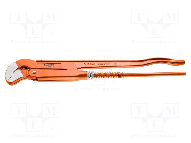 Wrench; adjustable; 3"; Max jaw capacity: 103mm; L: 650mm