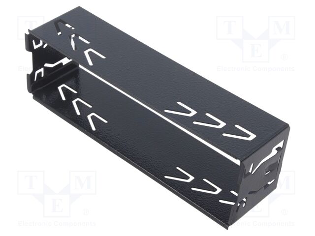Car radio mounting half frame; 1 DIN; Pioneer; black