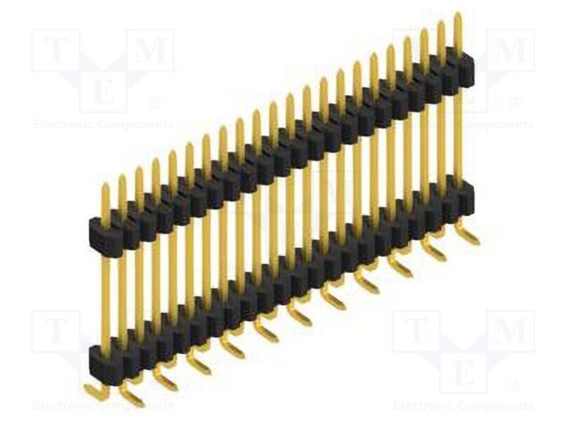 Connector: pin strips; pin header; male; PIN: 22; 1.27mm; SMT; 1x22