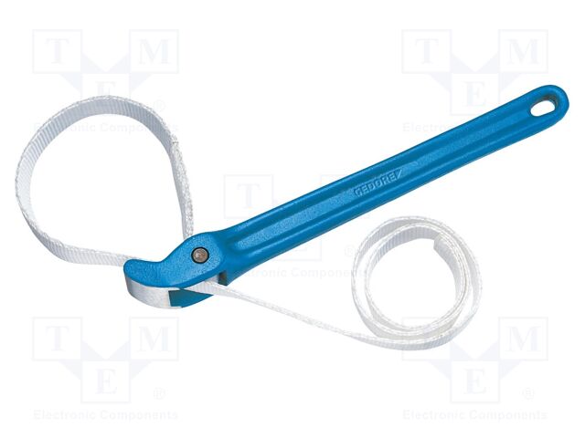 Wrench; strip; nylon,steel; max.220mm